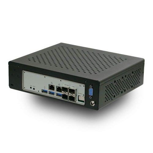  MITXPC Intel Atom C3758 Embedded Mini Networking PC wDual GbE LAN, 4 x 10GbE SFP+ Ports