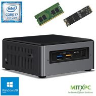 Intel BOXNUC7i7BNH Core i7-7567U NUC Mini PC w/ 16GB DDR4, 512GB M.2 SSD, Windows 10 Home - Configured and Assembled by MITXPC