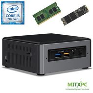 Intel BOXNUC7i5BNH Core i5-7260U NUC Mini PC w 8GB DDR4, 256GB M.2 SSD - Configured and Assembled by MITXPC