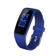MIYA Heart Rate Monitor Acitivity Smart Wristband Fitness Tracker Color Sreen Female Physiological Reminder Watches for Kids Women Men-Blue