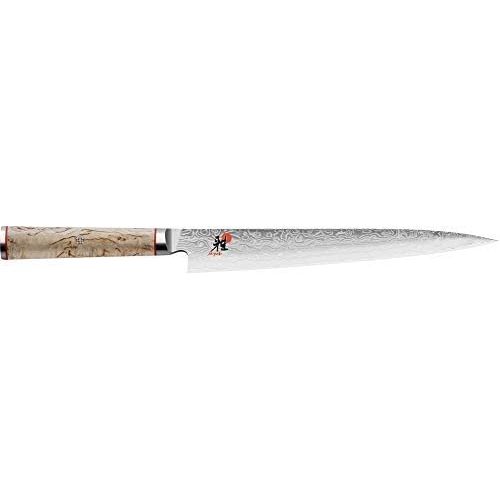  Miyabi 234378-241-0 Sujihiki Sashimi Messer, Stahl, 24 cm, silber / birke, 44,8 x 8,5 x 3,5 cm