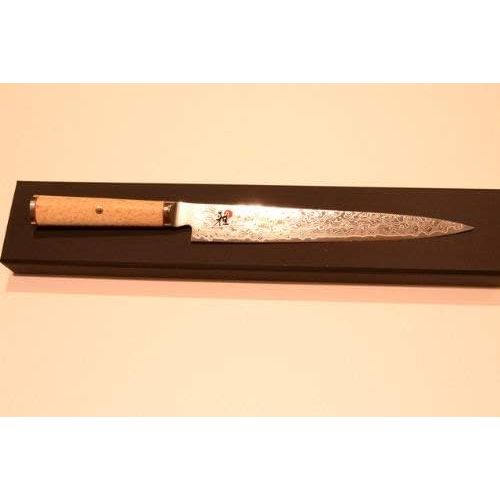  Miyabi 234378-241-0 Sujihiki Sashimi Messer, Stahl, 24 cm, silber / birke, 44,8 x 8,5 x 3,5 cm