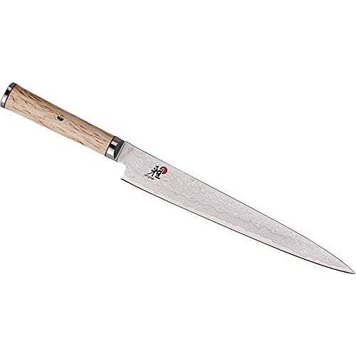  Miyabi 234378-241-0 Sujihiki Sashimi Messer, Stahl, 24 cm, silber / birke, 44,8 x 8,5 x 3,5 cm