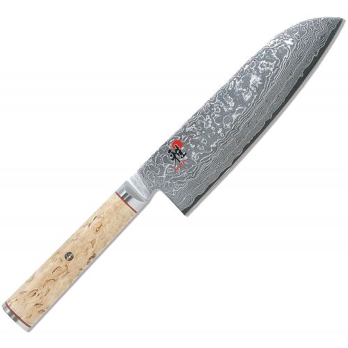  MIYABI Miyabi 34374-181 Santoku-/Kochmesser, Stahl, 180mm, silber / birke