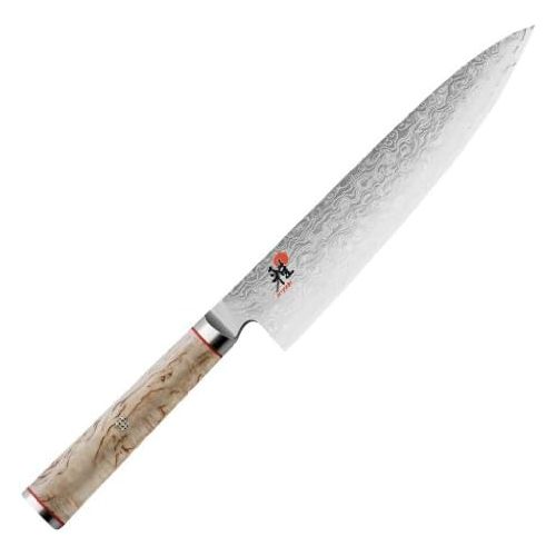  Miyabi 234373-201-0 Gyutoh Tranchiermesser, Stahl, 20 cm, silber / birke, 38,5 x 8,5 x 3,5 cm