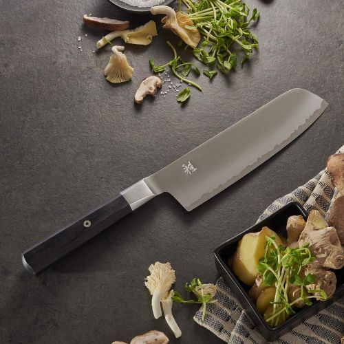  [아마존베스트]Miyabi Koh Nakiri Knife,Black/Stainless Steel,6.5