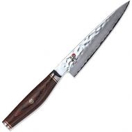 [아마존베스트]Miyabi Shotoh 234072-091-0 Steel Cooking Knife, 90 mm, Silver/Brown, 30.5 x 7.7 x 2.7 cm