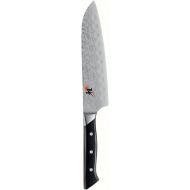 MIYABI Miyabi 34324-143 Fusion Morimoto Edition Hollow Edge Santoku Knife, 5.5-inch, Black wRed AccentStainless Steel