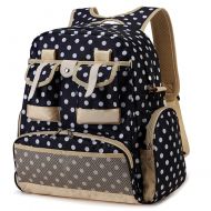 MIYO All in One Diaper Bag Backpack Waterproof Fabric Baby Bag for Mom and Dad Fit Stroller with Insulated...