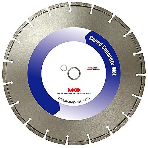  MK Diamond 129072 MK-505 18-Inch by 18-Inch Wet Cutting Diamond Saw Blade with 1-Inch Arbor for Cured Concrete