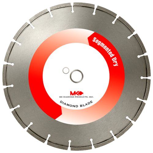  MK Diamond 155387 14-Inch Dry Cutting Segmented Saw Blade with 1-Inch Arbor