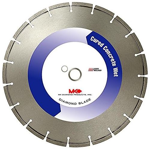  MK Diamond 139238 MK-505 16-Inch Wet Cutting Segmented Diamond Saw Blade with 1-Inch Arbor for Cured Concrete