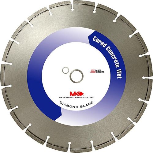  MK Diamond 139238 MK-505 16-Inch Wet Cutting Segmented Diamond Saw Blade with 1-Inch Arbor for Cured Concrete