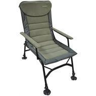 [아마존베스트]MK-Angelsport MK Kingsize Recliner, Carp Chair, Maximum Load 150 kg, Comfortable and Lightweight Camping Chair, with Armrest and Adjustable Seat Height (42 cm to 55 cm), Includes Wide Seat