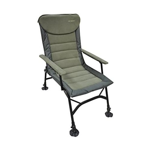  [아마존베스트]MK-Angelsport MK Kingsize Recliner, Carp Chair, Maximum Load 150 kg, Comfortable and Lightweight Camping Chair, with Armrest and Adjustable Seat Height (42 cm to 55 cm), Includes Wide Seat