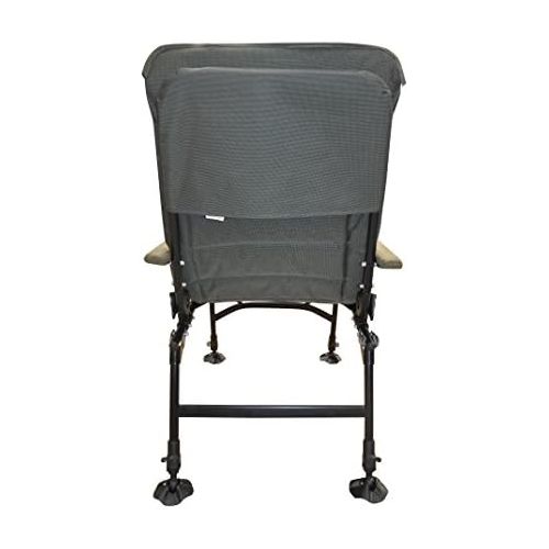  [아마존베스트]MK-Angelsport MK Kingsize Recliner, Carp Chair, Maximum Load 150 kg, Comfortable and Lightweight Camping Chair, with Armrest and Adjustable Seat Height (42 cm to 55 cm), Includes Wide Seat