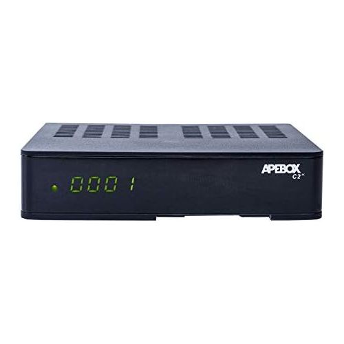  MK-Apebox Apebox C2 4K UHD 2160p Combo Satelliten Kabel DVB S2X & DVB T2/C Multistream Receiver geeignet fuer Tivusat Mediaset IPTV Mediplayer Receiver mit AKTIVIERTE Tivusat Karte