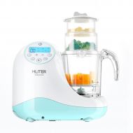 MLITER All in One Baby Food Maker with Steam Cooker, Blender, Chopper, Sterilizer & Warmer for Organic Food Cooking, Pureeing & Reheating - BPA Free Food Processor with 3 Baskets &