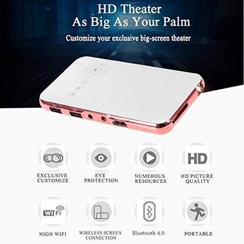  MLL Mini Projector Portable Smart Video Projector Support HDMI Bluetooth Function Wireless HD Home Theater Cinema Entertainment Games