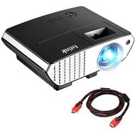 MLL Mini Projector Multimedia Video Projector 2000 Lumens Support 1080P with Optical Keystone USBAVHDMIVGA Interface Ideal for Home Cinema