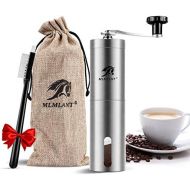 [아마존베스트]MLMLANT Kaffeemuehle,Camping Kaffeemuehle klein manuell,kaffemuehle,Manuelle Keramikmahlwerk,Handkaffeemuehle aus Edelstahl,Prazise Mahlgradeinstellung,Manual Hand Coffee Grinder,Espr