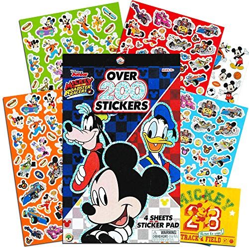  MM Disney Mickey Mouse Stickers Booklet with 216 Stickers