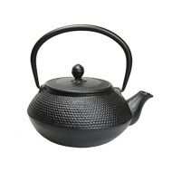 MM Exclusiv Teekanne Gusseisen schwarz 0,8 Liter Tee Kanne Teebereiter