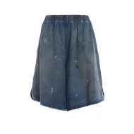 MM6 Maison Margiela Spotted denim shorts