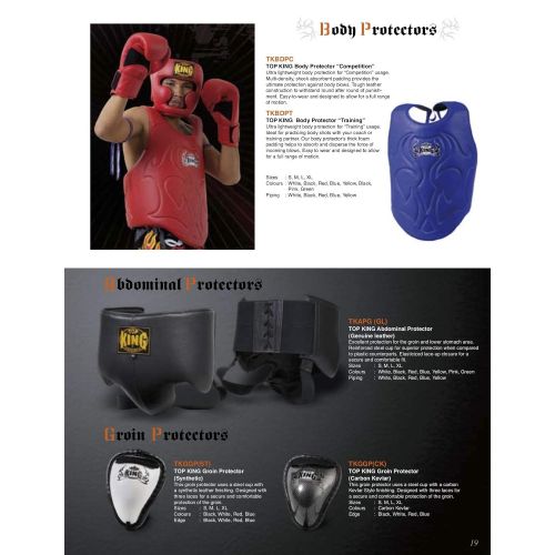  MMABLAST TOP King Body Protector Competition - TKBDPC - RED