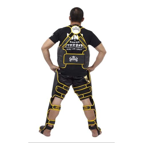 MMABLAST TOP King Body and Thigh Protector - TKBDTP - BlackYellow