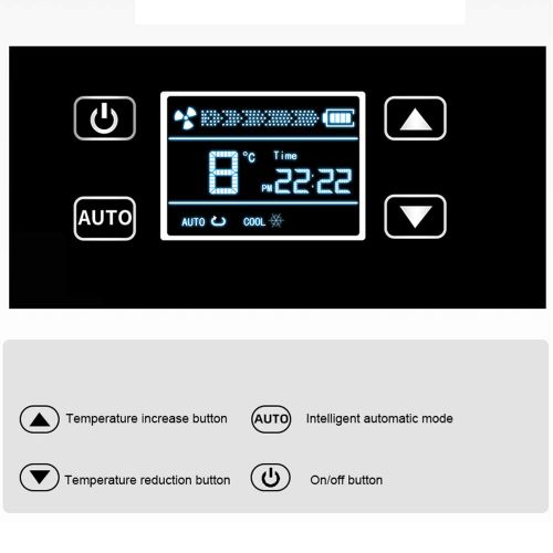  MMBZ Tragbarer Insulin-KueHlschrank Mini-KueHlschrank Elektrischer KueHler Auto-Medizin-KueHlschrank FueR Home-Office-Reisen 2-18 ° C Schwarz