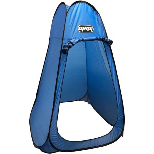  MMG Portable Lightweight Pop Up Tent Dressing Room, Mobile Toilet, Fishing Tent, Private Shower Tent Use Indoor or Outdoor, 7 Feet Height, Foldable, Carrying Bag Included, Blue