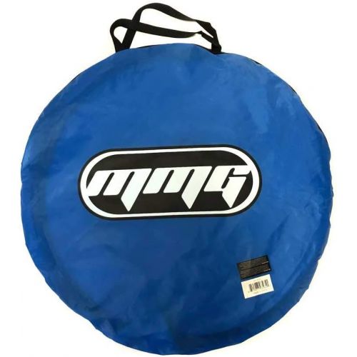  MMG Portable Lightweight Pop Up Tent Dressing Room, Mobile Toilet, Fishing Tent, Private Shower Tent Use Indoor or Outdoor, 7 Feet Height, Foldable, Carrying Bag Included, Blue