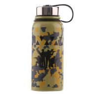 MMJ Stainless Steel Vacuum Flask Car Outdoor Portable Space Pot Cup Mug Camouflage Men and Women Models