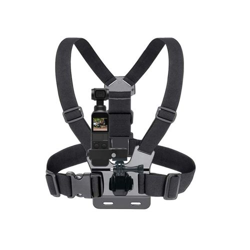  MMLC Chest Mount Harness for DJI OSMO Pocket - Adjustable Body Strap Rig Einstellbarer Brustgurt Halterung (A)