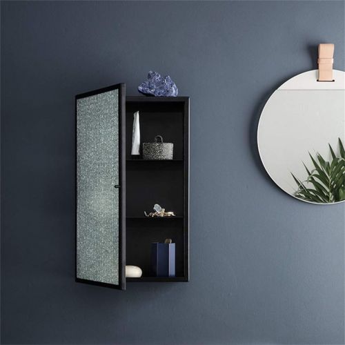  MMLI-Mirrors Round Wall Mirror - Bathroom Mirror Concise Leather Belt Mirror Mirror for Bathroom, Entry, Dining Room, Living Room (11.8 inch-23.6 inch)