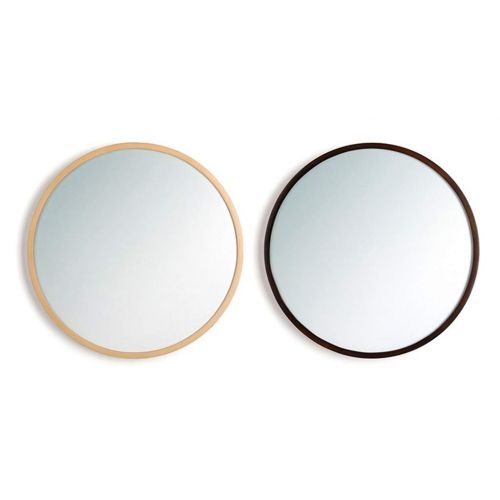  MMLI-Mirrors Round Bathroom Wall Mirror Living Room Bedroom Circle Wooden Frame Make-up Large Vanity Shaving Home Concise Entryways Modern Concise (11.8 inch - 31.5 inch)