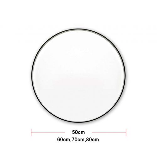  MMLI-Mirrors Round Vanity Mirror Gold Wooden Frame Bathroom Wall-Mounted Large Shaving Makeup Living Room Home Bedroom Hallway (19.7 inch - 31.5 inch)