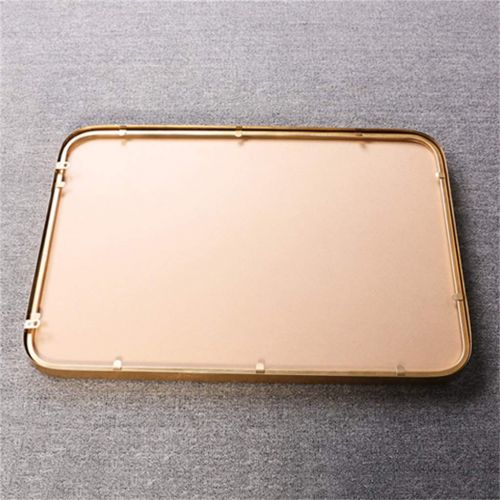  MMLI-Mirrors Large Rectangle Mirror Gold Metal Framed Wall Mirror Large Dressing Decorative Modern Makeup for Bathroom & Entryway Bedroom Shaving(40cmx70cm,50cmx80cm)