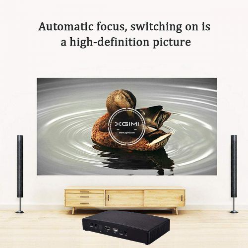  Mini Projector, MMTX VK25 Upgraded Portable Professional Video Projectors with 2000 Lumens, 1080P Full HD 8400mAh Rechargeable LED Projector with HDMI, 3D, USB, WiFi for Home Theat