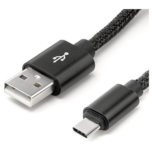  [아마존베스트]Mobilefox USB 3.1 Type C to 2.0 USB 12 cm Charging Cable Short Cable Connector Charging & Sync for Samsung Galaxy S20 S20+ Ultra S10 S10+ S10e S9 S8 Plus Black