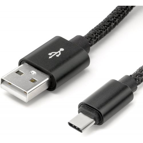 [아마존베스트]Mobilefox USB 3.1 Type C to 2.0 USB 12 cm Charging Cable Short Cable Connector Charging & Sync for Samsung Galaxy S20 S20+ Ultra S10 S10+ S10e S9 S8 Plus Black