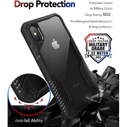  [아마존 핫딜] MOBOSI Vanguard Armor Designed for iPhone Xs Max Case, Rugged Cell Phone Cases, Heavy Duty Military Grade Shockproof Drop Protection Cover for iPhone 10xs Max 2018 6.5 Inch (Matte