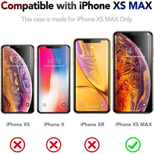  [아마존 핫딜] MOBOSI Vanguard Armor Designed for iPhone Xs Max Case, Rugged Cell Phone Cases, Heavy Duty Military Grade Shockproof Drop Protection Cover for iPhone 10xs Max 2018 6.5 Inch (Matte