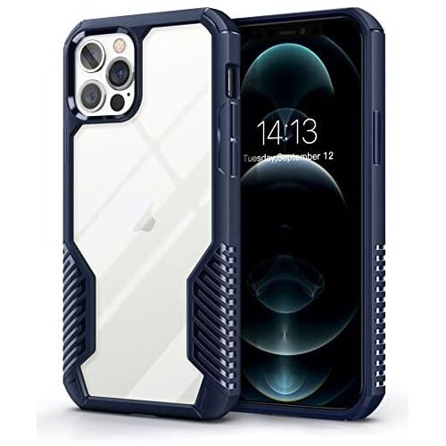  [아마존베스트]MOBOSI Vanguard Armor Compatible with iPhone 12 Pro Max Case,Rugged Cell Phone Cases,Heavy Duty Military Grade Shockproof Drop Protection Cover 6.7 inch 2020 (Matte Black)