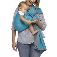 MOBY Moby Ring Sling Baby Carrier (Ocean Twist) - Ring Sling Carrier for Babywearing -Baby Sling for Baby Wearing, Breastfeeding, and Keeping Baby Close - Baby Carrier for Newborns, Inf