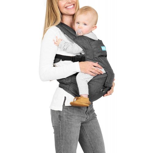  MOBY Moby Hip Seat and Baby Carrier - 2 in 1 Ergonomic Baby Carrier and Toddler Carrier - Baby Hip Seat That Can Be Worn 7 Different Ways - Child Carrier That Makes Baby Wearing Easy