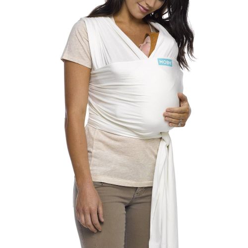  MOBY Moby Evolution Baby Wrap Carrier (Vanilla) - Toddler, Infant, and Newborn Wrap Carrier - Wrap Baby...