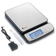 [아마존베스트]110 LB 50KG Digital Postal Scale, MOCCO Heavy Duty Stainless Steel Multifunctional Shipping Scale 0.1oz / 1g Accuracy with Large Base Counting Function for UPS USPS Floor Bench Off