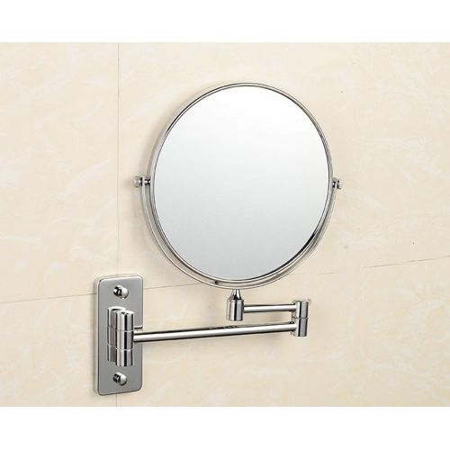  MOCOFO 8 10 Wall Mount Makeup Mirror 3x Magnifying Two-Sided 360°Swivel Extendable Bathroom...